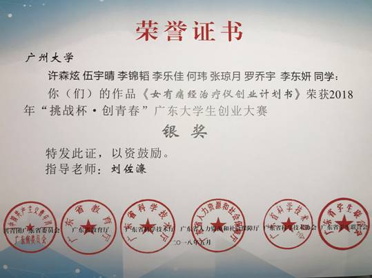 创青春银奖